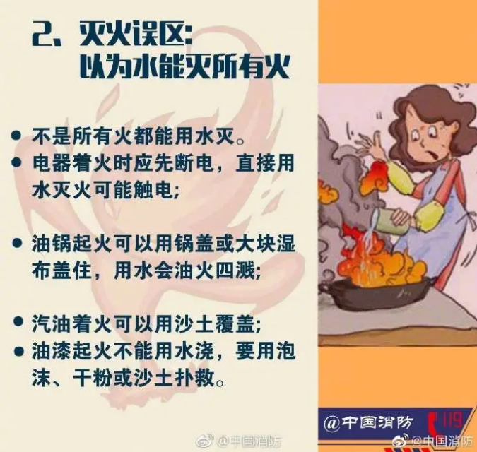 消防科普關(guān)于消防常識(shí)的八大誤區(qū)